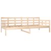 vidaXL Lit de jour sans matelas bois de pin massif 90x200 cm