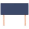 vidaXL T&ecirc;te de lit Bleu 100x5x78/88 cm Tissu