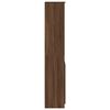 vidaXL Buffet haut ch&ecirc;ne marron 37,5x35x180 cm bois d'ing&eacute;nierie