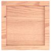 vidaXL Comptoir de salle de bain marron 40x40x(2-4) cm bois trait&eacute;