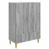 vidaXL Buffet Sonoma gris 66 x 34,5 x 95 cm Bois d'ing&eacute;nierie