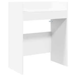 vidaXL Table de DJ Blanc 82 x 45 x 102 cm Bois d'ing&eacute;nierie