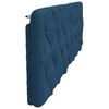 vidaXL Coussin de t&ecirc;te de lit bleu 180 cm tissu