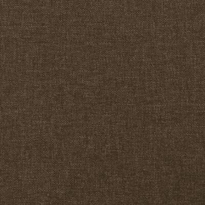 vidaXL Tête de lit à LED Marron Foncé 180x5x78/88 cm Tissu