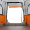vidaXL Tente de voiture 4 personnes gris et orange imperm&eacute;able