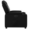 vidaXL Fauteuil inclinable &eacute;lectrique Noir Similicuir