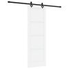 vidaXL Porte coulissante ORKDAL Blanc 73,5 x 211 cm Pin massif