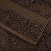 vidaXL Serviette Invit&eacute; SOLUND Marron Coton