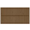 vidaXL T&ecirc;te de lit murale Marron miel 159,5x3x90 cm Bois massif de pin