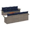 vidaXL Ensemble de canap&eacute; de jardin 9 pc 8-Nombre de places