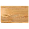 vidaXL Dessus de table à bord vivant 50x30x3,8 cm bois massif manguier
