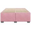 vidaXL Cadre de lit sans matelas rose 140x200 cm velours
