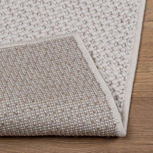 vidaXL Tapis de surface HUARTE Cr&egrave;me 200 x 80 cm Polyester