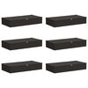 vidaXL Bo&icirc;te de rangement 6 pc Tissu intiss&eacute; 90 x 48 x 15 cm 64,8 L