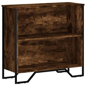 vidaXL Biblioth&egrave;que ch&ecirc;ne fum&eacute; 80x31x74,5 cm bois d'ing&eacute;nierie