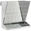 vidaXL Distributeur de Foin Argent&eacute; 71 x 33 x 70 cm 5 kg