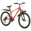 vidaXL V&eacute;lo de montagne 21 vitesses Roues de 26 pouces 36 cm Rouge