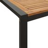 vidaXL Table de jardin et pieds en forme de U 200x90x75 cm bois acacia