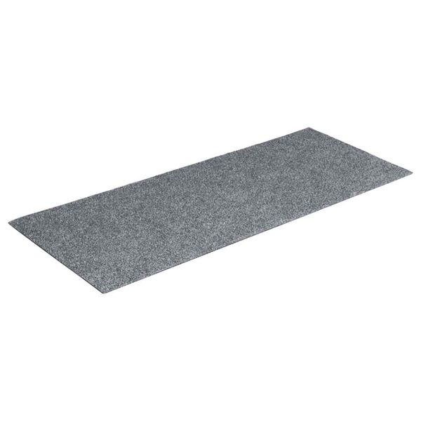 vidaXL Tapis d'escalier autocollants 30 pi&egrave;ces 60 x 25 cm Gris clair Rectangulaire