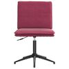 vidaXL Chaises à manger lot de 2 Rouge bordeaux Velours