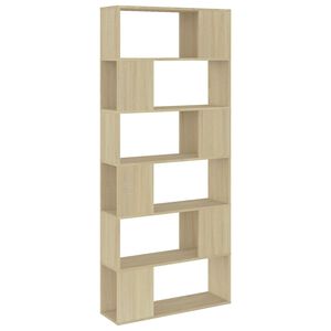 vidaXL Biblioth&egrave;que/S&eacute;parateur de pi&egrave;ce Ch&ecirc;ne sonoma Bois d'ing&eacute;nierie
