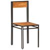 vidaXL Chaises &agrave; manger lot de 6 bois d'acacia massif