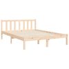 vidaXL Cadre de lit sans matelas 140x200 cm bois massif de pin