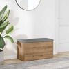 vidaXL Banc de rangement Ch&ecirc;ne artisanal 82x42x45 cm Bois d'ing&eacute;nierie