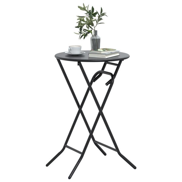 vidaXL Table de Jardin Anthracite 50 x 50 x 72 cm Acier