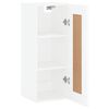 vidaXL Armoire murale blanc 34,5x34x90 cm bois d'ingénierie