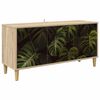 vidaXL Meuble TV ELBURG 102 x 33 x 50 cm Sonoma Bois d'ing&eacute;nierie