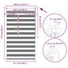 Store enrouleur tamisant 100 x 175 cm gris