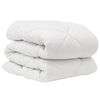 vidaXL Ensemble de Duvet avec oreiller 2 pcs Blanc Microfibre