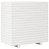 vidaXL Jardini&egrave;re blanc 70x40x72 cm bois de pin massif