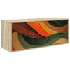 vidaXL Meuble TV mural BONN 102 x 33 x 40 cm Ch&ecirc;ne Sonoma