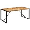 vidaXL Table &agrave; d&icirc;ner 175x90x76 cm bois de manguier massif brut