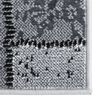vidaXL Tapis BCF Gris avec motif de blocs 100x350 cm