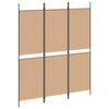 vidaXL Cloison de s&eacute;paration 4 panneaux Noir 200x180 cm Tissu