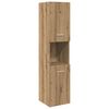 vidaXL Armoire de salle de bain suspendue ch&ecirc;ne artisanal 30x30x130 cm