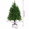 vidaXL Sapin de No&euml;l avec 150 LED avec support Vert 120 cm PE
