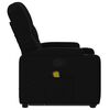 vidaXL Fauteuil de massage inclinable Noir Tissu