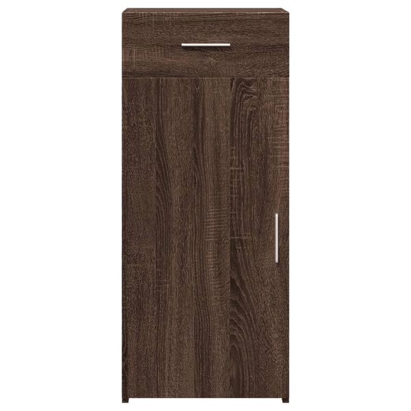 vidaXL Buffet ch&ecirc;ne marron 40x42,5x93 cm bois d'ing&eacute;nierie