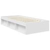 vidaXL Cadre de lit avec t&ecirc;te de lit Blanc 90 x 190 cm Pin massif