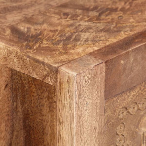 vidaXL Buffet 60 x 30 x 75 cm Bois de manguier massif