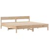 vidaXL Lit biblioth&egrave;que sans matelas 180x200 cm bois massif de pin