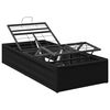vidaXL Cadre de Lit &Eacute;lectrique R&eacute;glable Noir 200 x 100 x 33,5 cm Acier