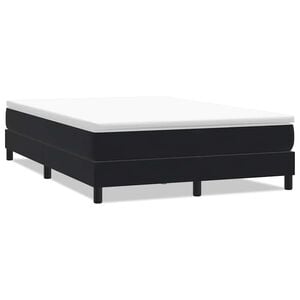vidaXL Sommier &agrave; lattes de lit sans matelas noir 140x220 cm velours