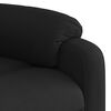 vidaXL Fauteuil de massage inclinable Noir Tissu