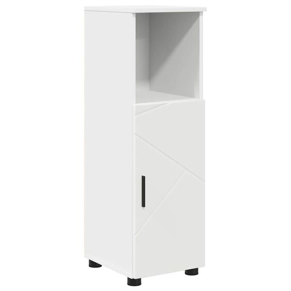 vidaXL Cabinet de salle de bain avec stockage Blanc 30 x 35 x 95 cm