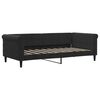 vidaXL Lit de jour avec matelas noir 90x190 cm velours